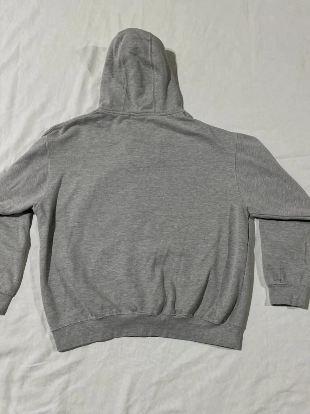 Pennant Sportswear Hockey Mom Lace-Up Hoodie Gray Navy Yellow L Travel Team Mom